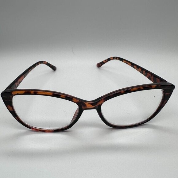 Betsey Johnson Eyeglasses Womens Readers Tortoise Shell Cat Eye Cheaters - Picture 3 of 9